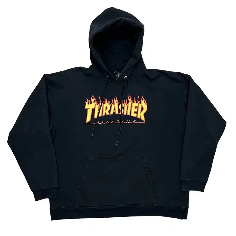 [L] 트레셔 Thrasher 불꽃 후드티